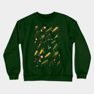 Vintage Fishing Lures Crewneck Sweatshirt